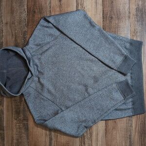 Armor Lux Almolux French Terry Pullover Hoodie Size Medium in Heathered Gray